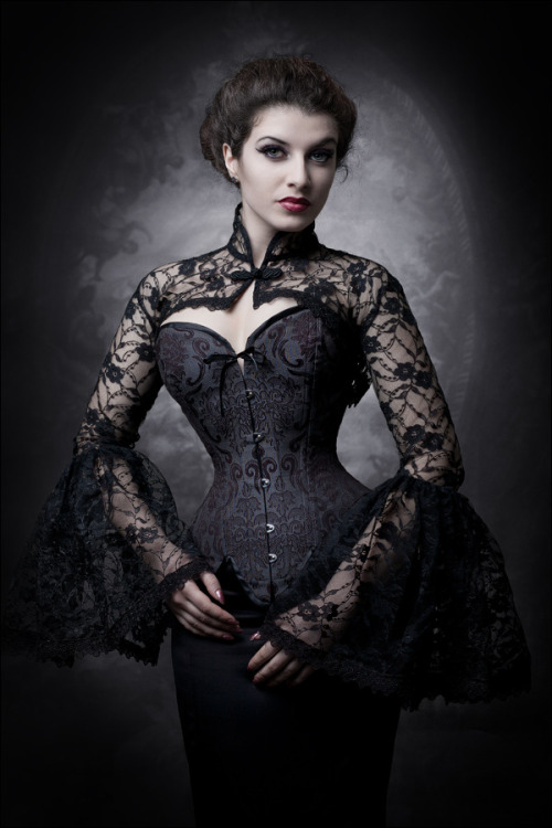 exclusivelyselectedlingerie: V-Couture - 'Venus' Overbust Corset (Designer:  Verena Dietzel) Photographer: Alex Blyg Model: La Esmeralda Tumblr Porn