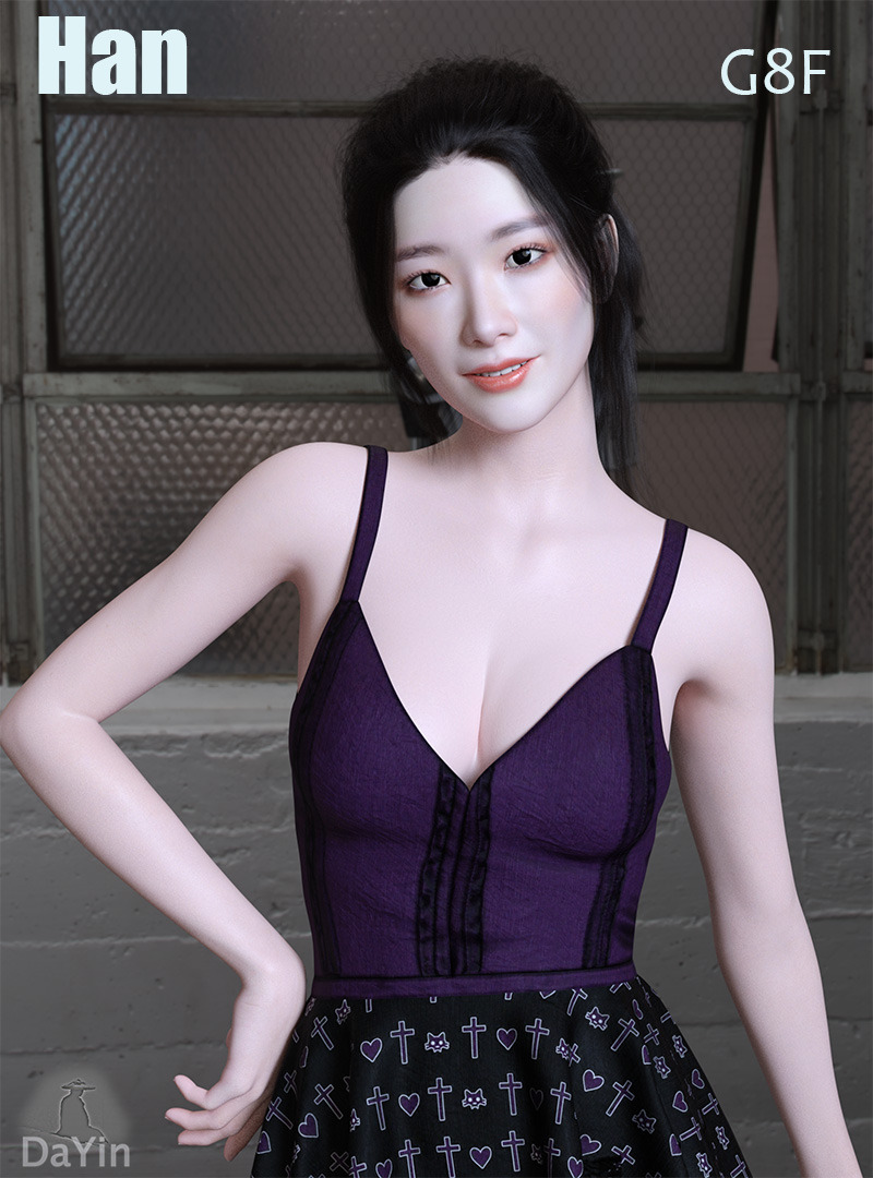 DaYin just came out with a beautiful new character for your Genesis 8 Female! Introducing,