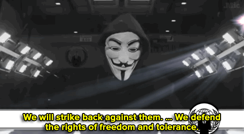 the-future-now:  Anonymous declares new war on ISIS after Brussels Anonymous is not