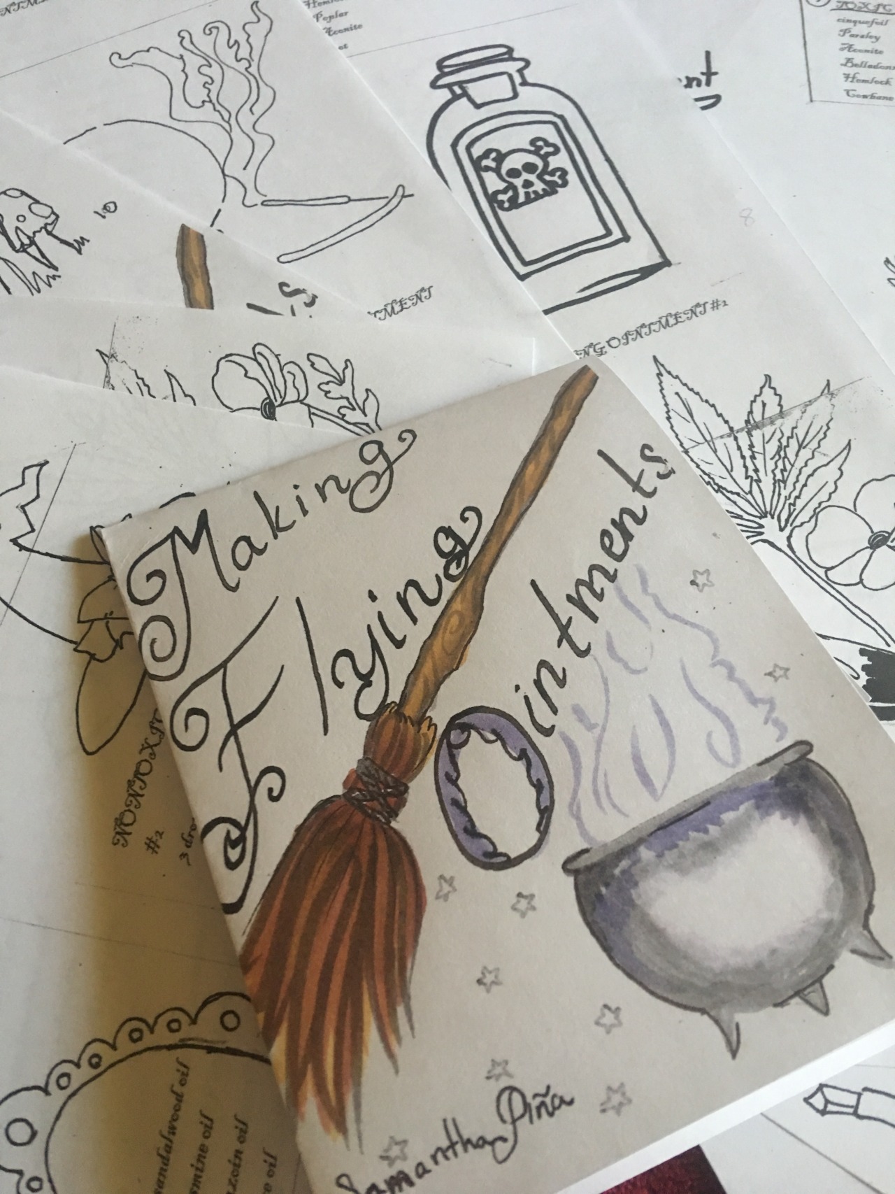 the-darkest-of-lights: The witchcraft zines are for sale now!   Each book is hand