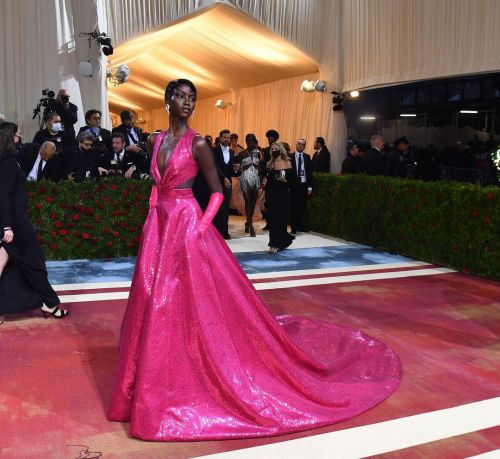 themakeupbrush: Anok Yai at the 2022 Met Gala