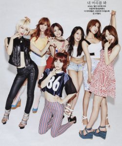 Aoa - Gq. ♥  They Are All So Cute And Sexy And Choa Looks So Fierce In Leather.