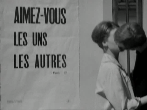 love-your-french: ENG. Love each other. descroissants:  Le Petit Soldat (JLG, 1960)