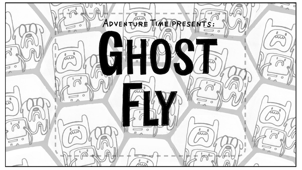 Ghost Fly - title card designed by Graham Falk painted by Nick Jennings