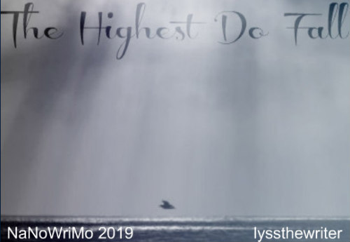 lyssthewriter:NaNoWriMo Day 24Project: The Highest Do FallMost listened to: Heavydirtysoul Twenty On