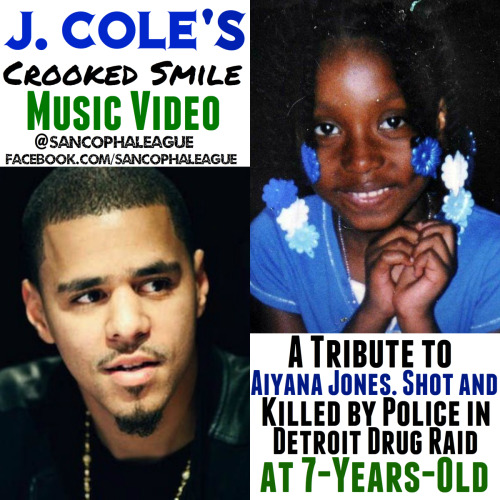 sancophaleague:   J. Cole is one of my favorite artists and his latest single “crooked smile” is a deep video with meaningful content. The song alone speaks to a lot of the struggles of self-love and image issues in society. In the video J. Cole plays