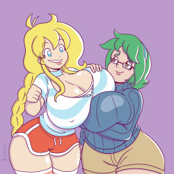 theycallhimcake:  Hi! I drew yours and Sprite37’s lovely OCs, I’m not sure how to link to it directly from my blog because I’m new to Tumblr and it’s really confusing?? But here it is! Thank you for doing your work! I love Cassie!- CORY LOOK