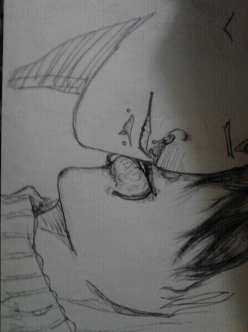 I went through old sketchbooks to find available paper and found these and some other