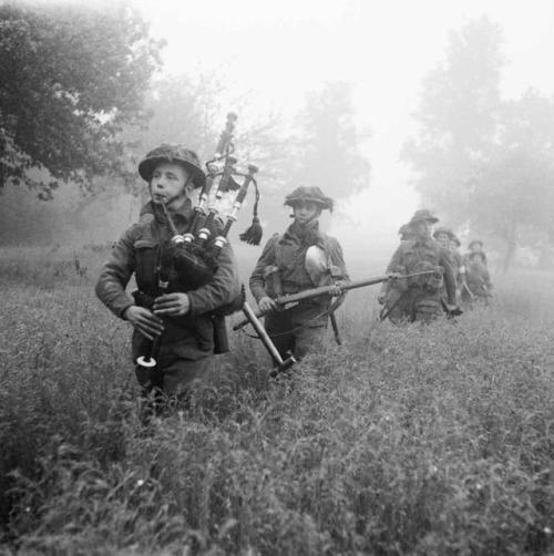 historicaltimes:The 7th Seaforth Highlanders Advance, Operation Epsom, 1944 via reddit