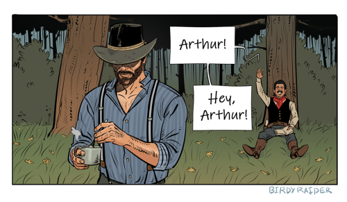 Hey Arthur!www.instagram.com/birdy_raider/#arthur morgan#red dead redemption 2 fan art#dutch