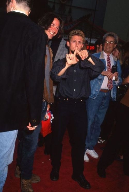 vintagesalt:Keanu Reeves &amp; Alex Winter | 1991