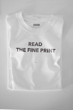 wear-koomz:  Read the Fine Print Shirt …. ( Shop ) 