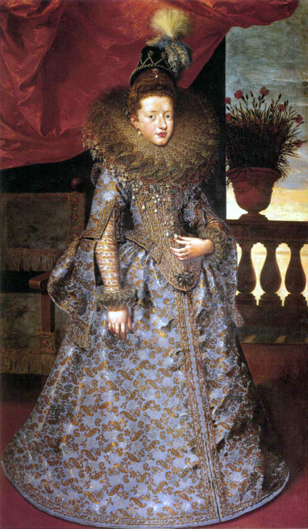 Portrait of Margherita Gonzaga, Duchess of Lorraine by Frans Pourbus the Younger, 1604-05