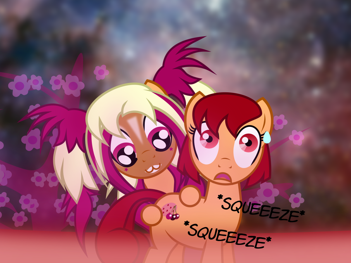 askthecookies: Freesia: Squeezy squeezy~ Sakura: …  X3!!
