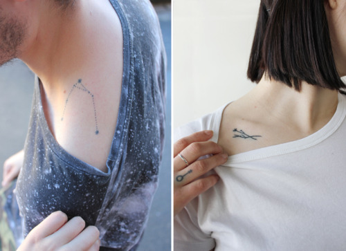 digbicks:Home-mades, Stanislava PinchukHome-made tattoos for friends &amp; friends of frien