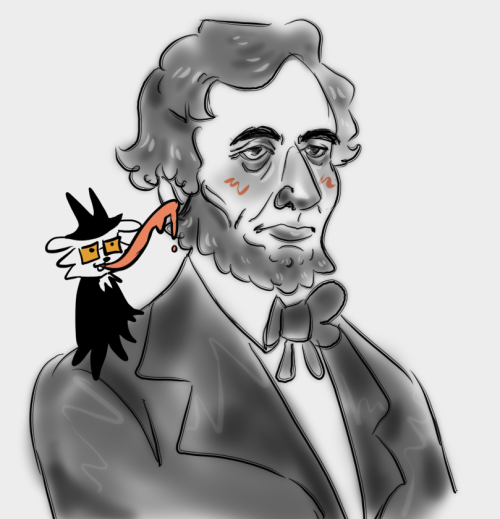 Make Them Meet .............. And @kosyaxd With Her Wife Abraham Lincoln