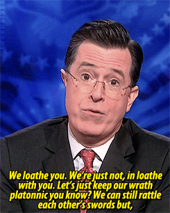 allistormiguelrichards:  beeishappy:  TCR 2013.01.28 | TDS 2013.04.02 | Jon & Stephen Break Up With North Korea [xx]  