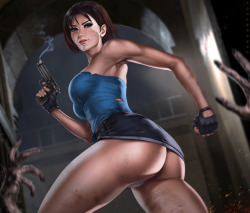 dandon-fuga: Jill Valentine (RE3) ~~~ https://www.patreon.com/dandonfuga