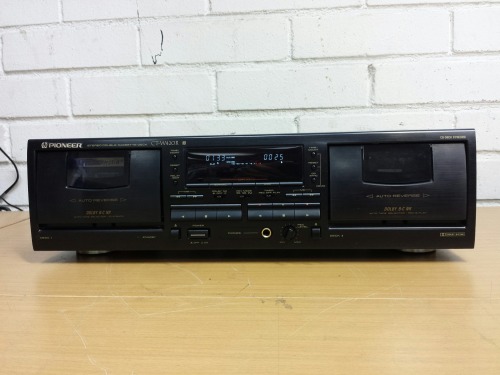 Pioneer CT-W420R Stereo Double Cassette Deck, 1993