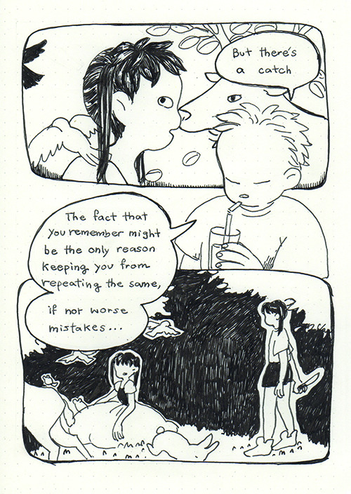 hakobore:  comic for a zine~! 