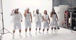 mith-gifs-wrestling:  The Elite’s new band, II Sweet, practices their boyband moves.