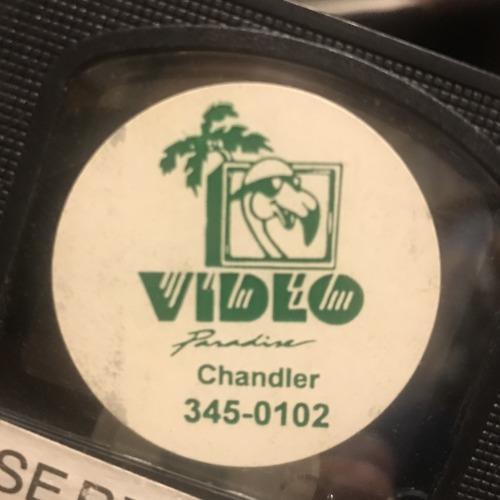 Video Paradise in Chandler, AZ lasted 25 years and closed in 2016! A good run. You can peep at photo