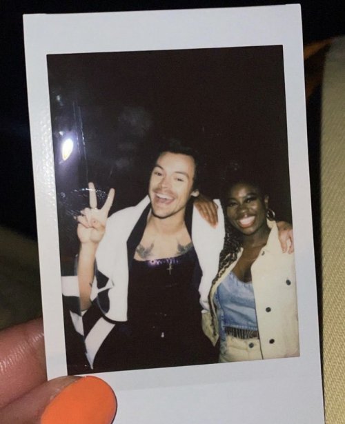 mr-styles: Harry and Clara Amfo backstage at BBCR1’s Big Weekend!