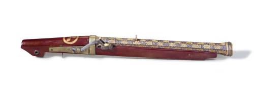 An ornate Japanese matchlock pistol signed &ldquo;Sadayoshi&rdquo;, Edo period, early 19th c