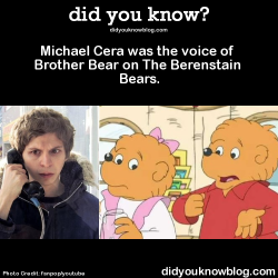 did-you-kno:  Michael Cera was the voice