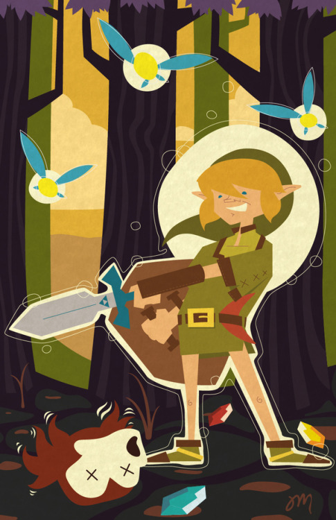 theawkwardgamer:  Octorok Down by Jacob McAlister (Behance)