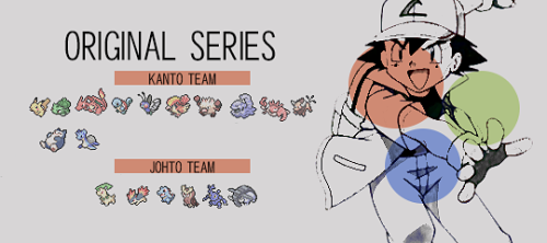 lyricalstep:Ash KetchumAll his pokémon