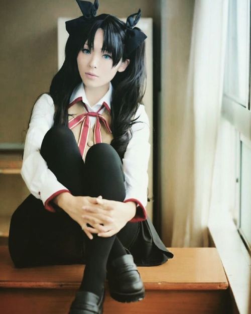 #tohsakarin #fatestaynight #anime #japan #cosplay #zettairyouiki #stockings #addicted #loveit #wante