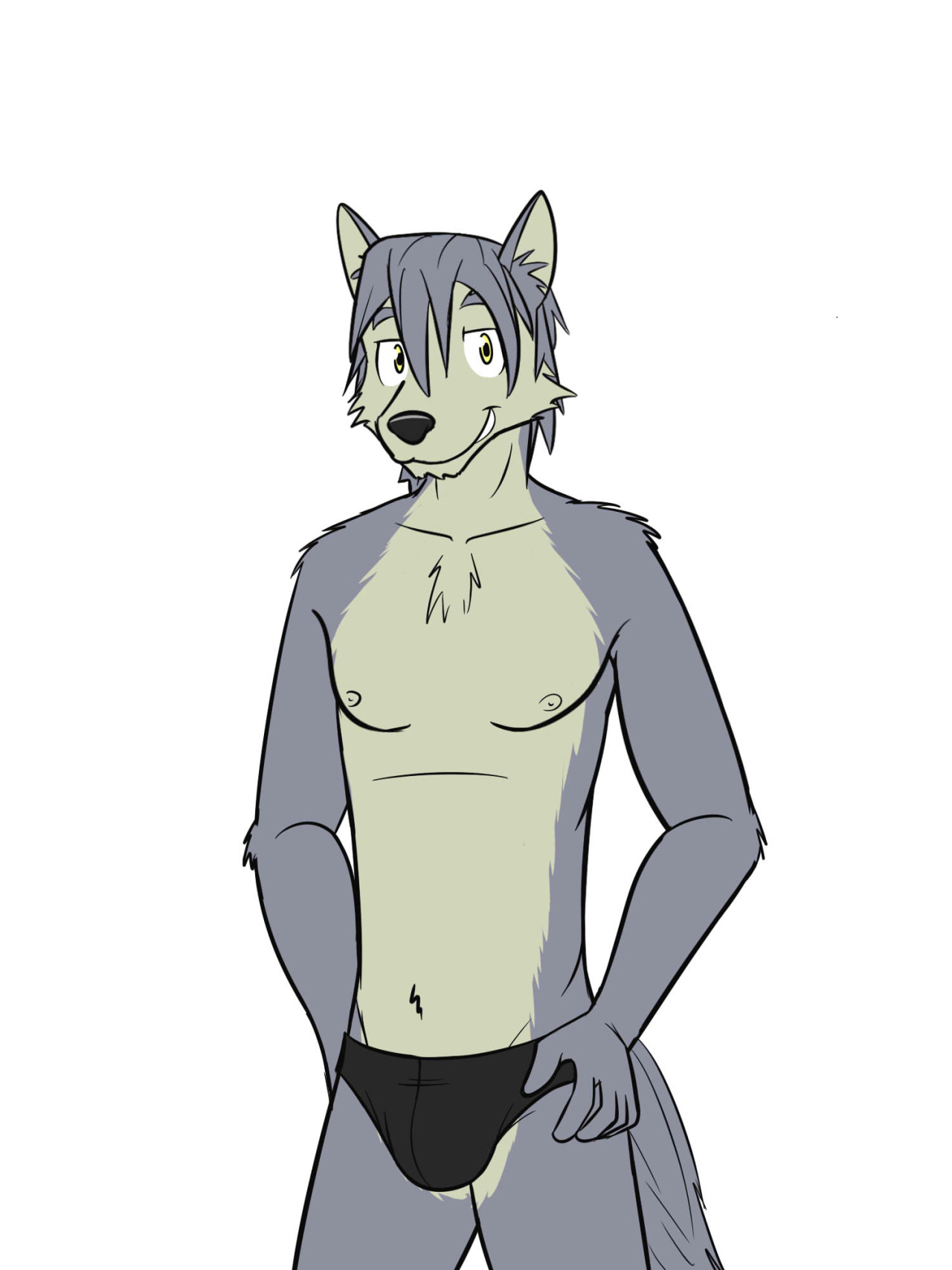 Kouya in my style.  There is definitely a pattern of these bara guys looking much