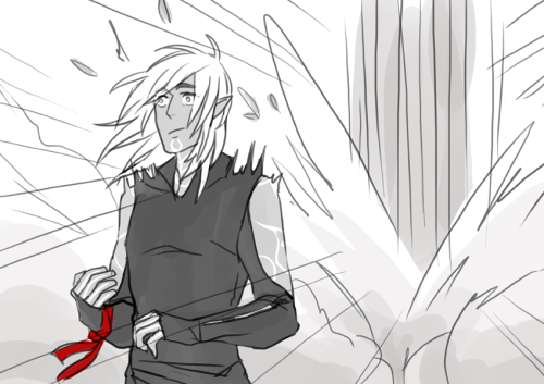 hrhase: And another silly comic of Fenris and dragon!Hawke.