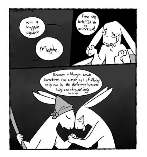 cremsie:Deep murky water.A short comic about feelings of hopelessness. My Patreon 