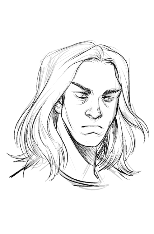 hellhoundbound:I doodled ophelia and ripp heavily stylized and as I made them over in the sims 2. I 