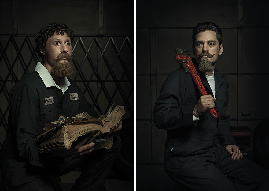 boredpanda:    Auto Mechanics Hilariously Recreate Renaissance Paintings   