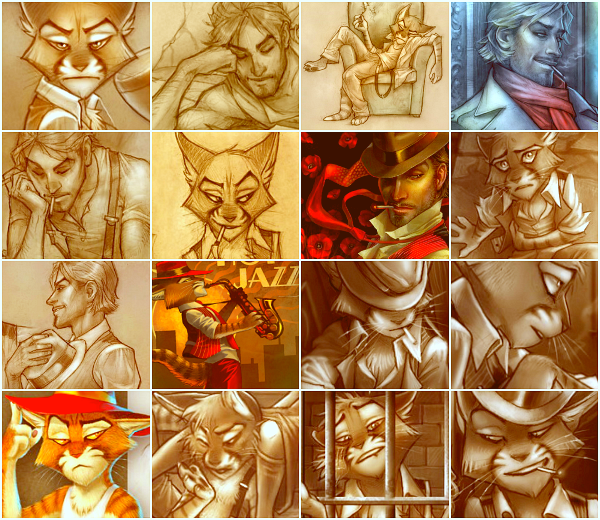 lackadaisycats:  claudia-cher:  Characters from Lackadaisy   Ah, neat! 