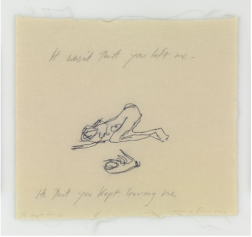 Tracey Emin, UntitledJune JordanTracey Emin, I said there is not time left, a deep intense sleepless