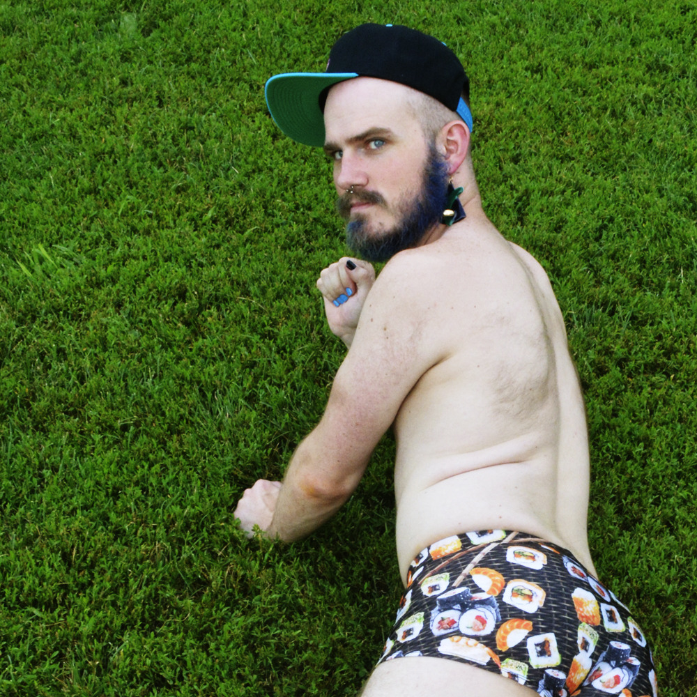 tenyards:  Square-Cut Trunks feat. Miss Gage. Now on Ten Yards Clothing. 