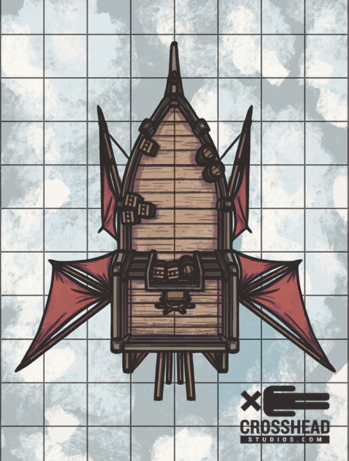 crossheadstudios:  Working with Aarakocra in the past, my fascination for aerial play/combat in D&D has started growing ever since. I honestly had never really incorporated the concept in my own Campaign Settings before and had always needed to expand