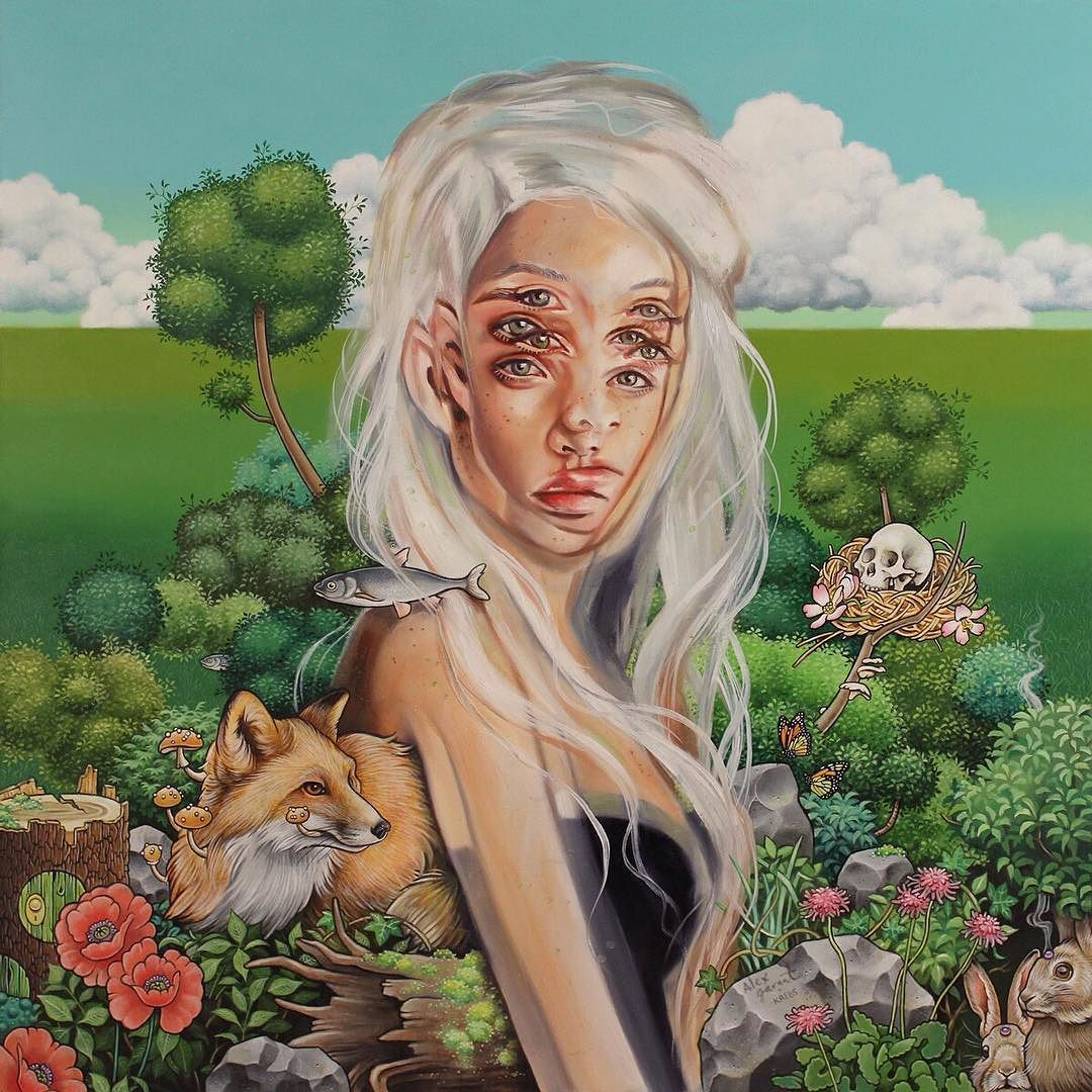 worldwidepsyart:  “Perennial” by Alex Garant and Tara Krebs by phantasticant