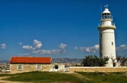 Worldoflighthouses:  Paphos Lighthouse, Paphos Point, Cyprus — Photographer: Nikodem