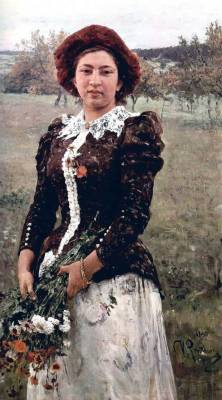 Ilya Repin (Chuguyev 1844 - Kuokkala, Now Repino, 1930); Portrait Of Vera Repina