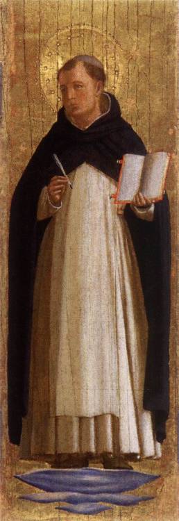 artist-angelico:  St. Thomas Aquinas, 1440, Fra AngelicoMedium: panel,tempera