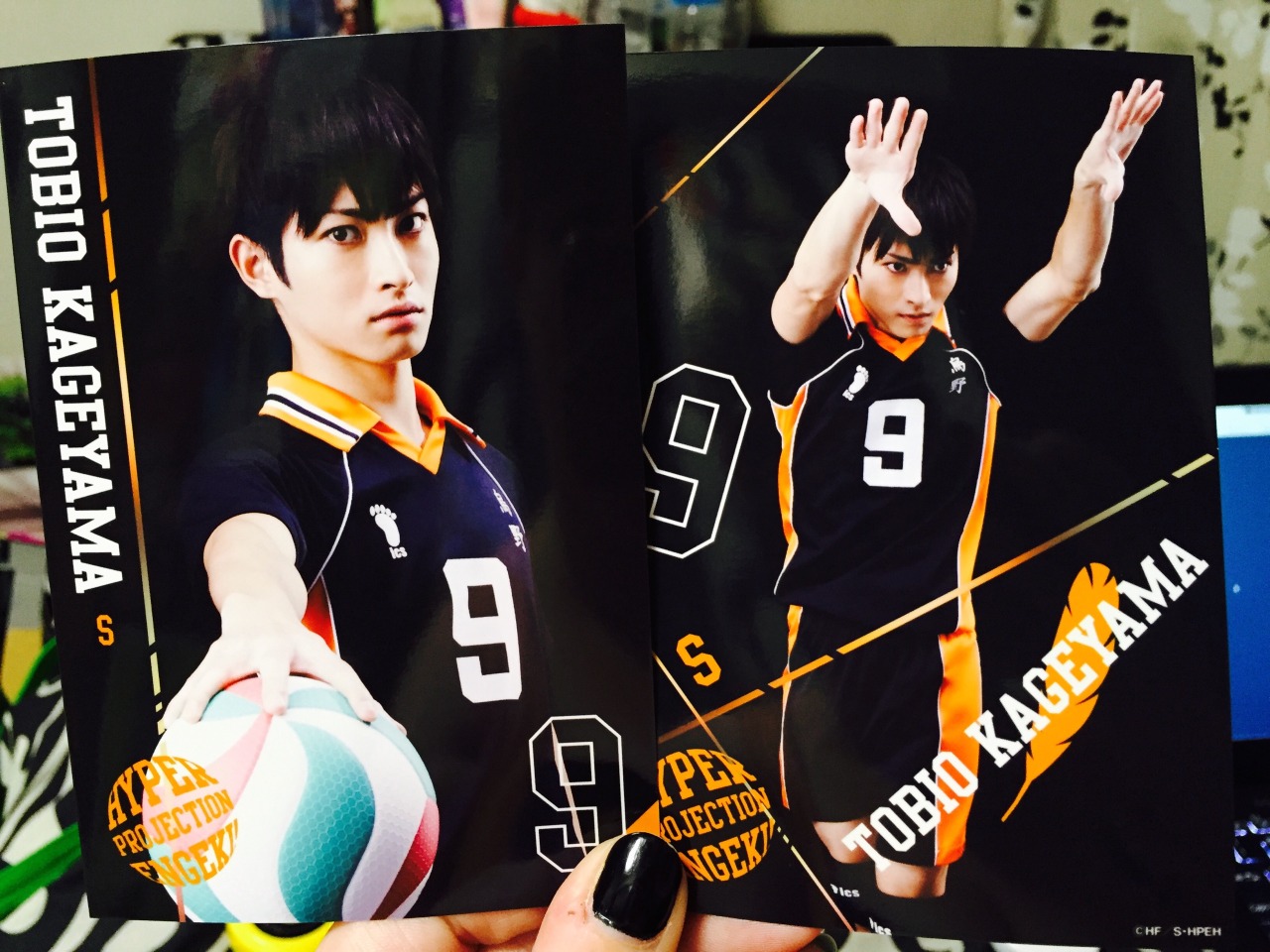 fencer-x:Kagehina and IwaOi photo sets from the play!  Still available on Shoptember,