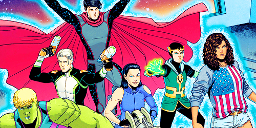 sufjanstevenslesbian:  and then the young avengers attacked 