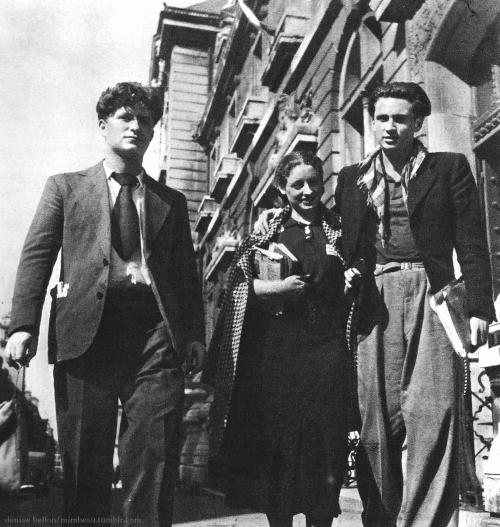 Les étudiants du Quartier Latin1940 ParisDenise Bellon