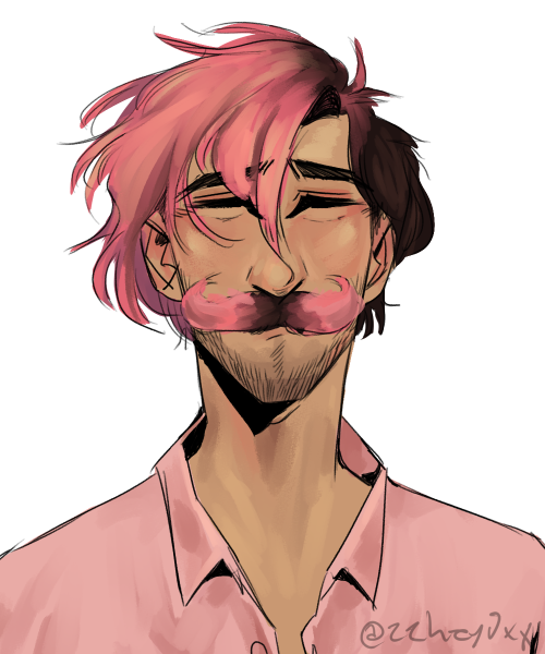 a redraw of the first markiplier fanart i ever posted here :}