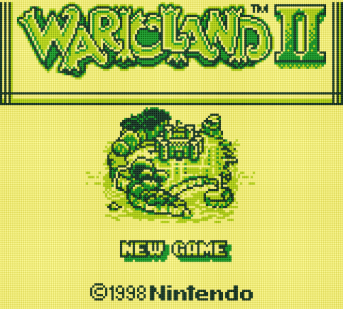 huskynator:gameboyxstitching:History of the Super Mario Land/Wario Land on GameBoy and GameBoy Color